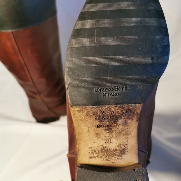Lorenzo Banfi Italian Leather Riding Boots - Picture 7 of 10